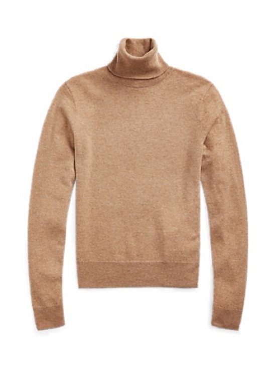 Polo Ralph Lauren Sweaters - Polo Ralph Lauren Cashmere Turtleneck Camel Medium NWT
